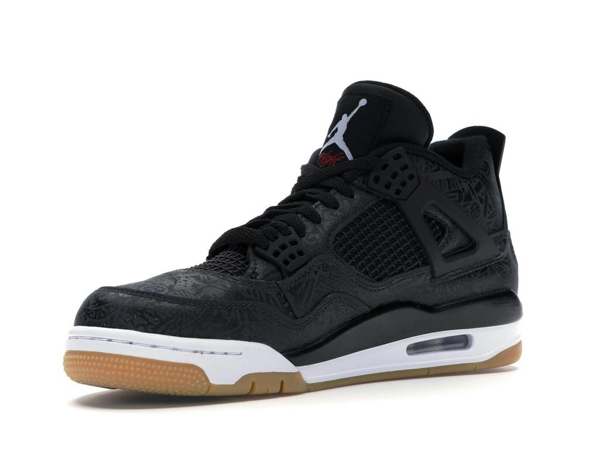 Jordan 4 Retro Laser Black Gum CI1184-001 - savito