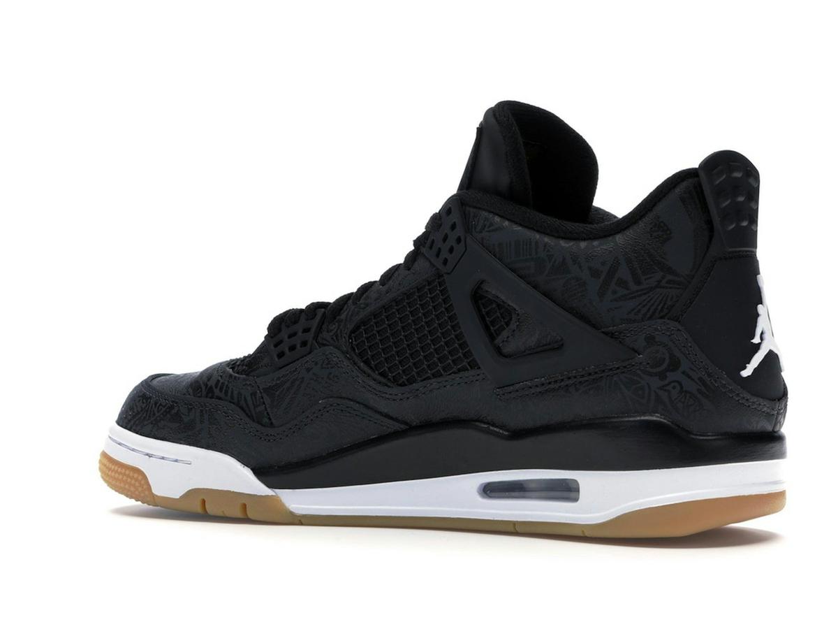 Jordan 4 Retro Laser Black Gum CI1184-001 - savito