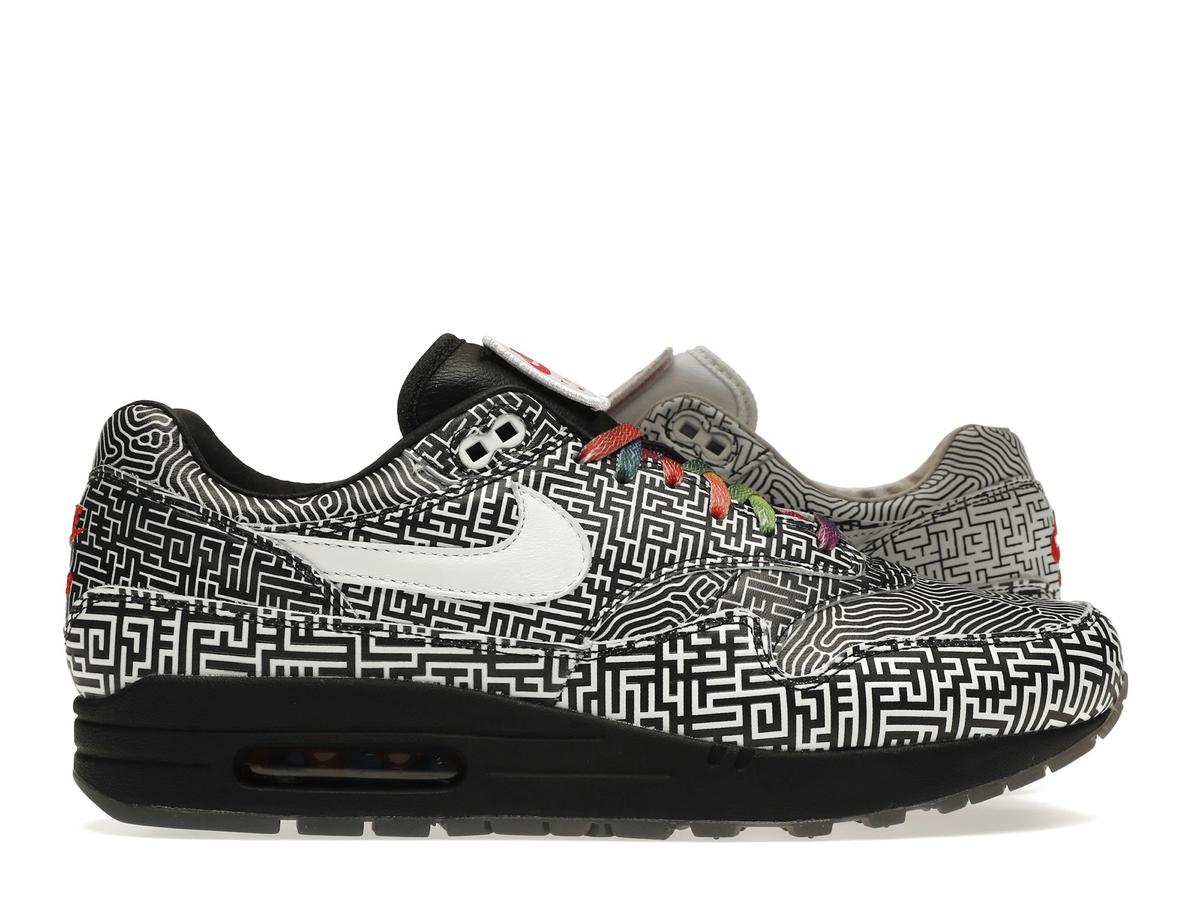 Nike Air Max 1 Tokyo Maze CI1505-001 WHITE/BLACK-MULTI-COLOR - savito