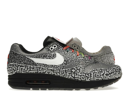 Nike Air Max 1 Tokyo Maze CI1505-001 WHITE/BLACK-MULTI-COLOR - savito