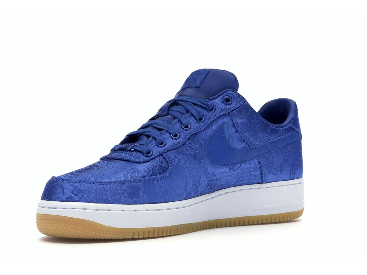 Nike Air Force 1 Low CLOT Blue Silk University Blue White Gum CJ5290-400 - savito
