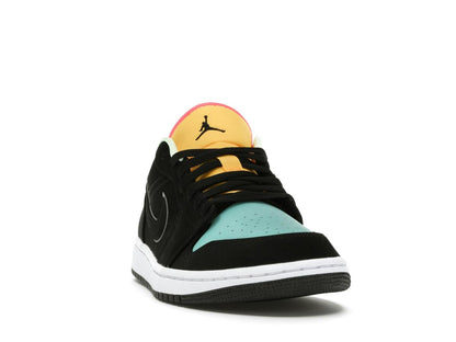 Jordan 1 Low Black Aurora Green Laser Orange CK3022-013 - savito