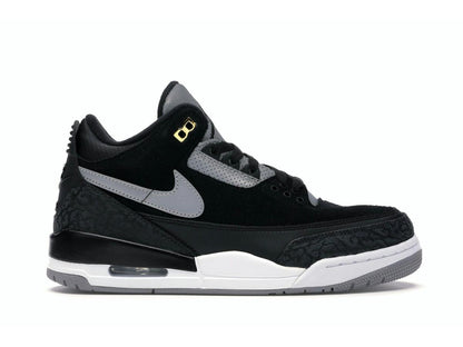 Jordan 3 Retro Tinker Black Cement Gold Black Cement Grey Metallic Gold CK4348-007 - savito
