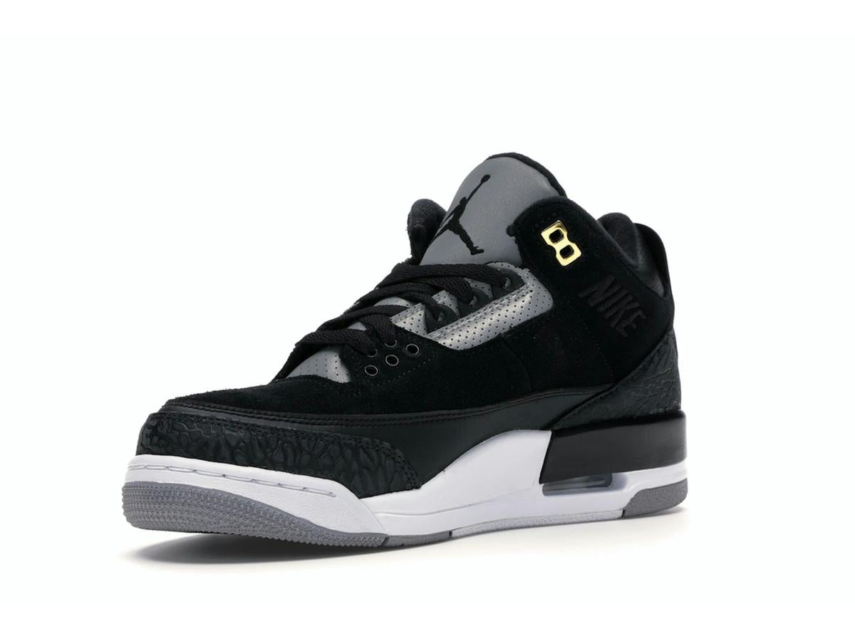 Jordan 3 Retro Tinker Black Cement Gold Black Cement Grey Metallic Gold CK4348-007 - savito