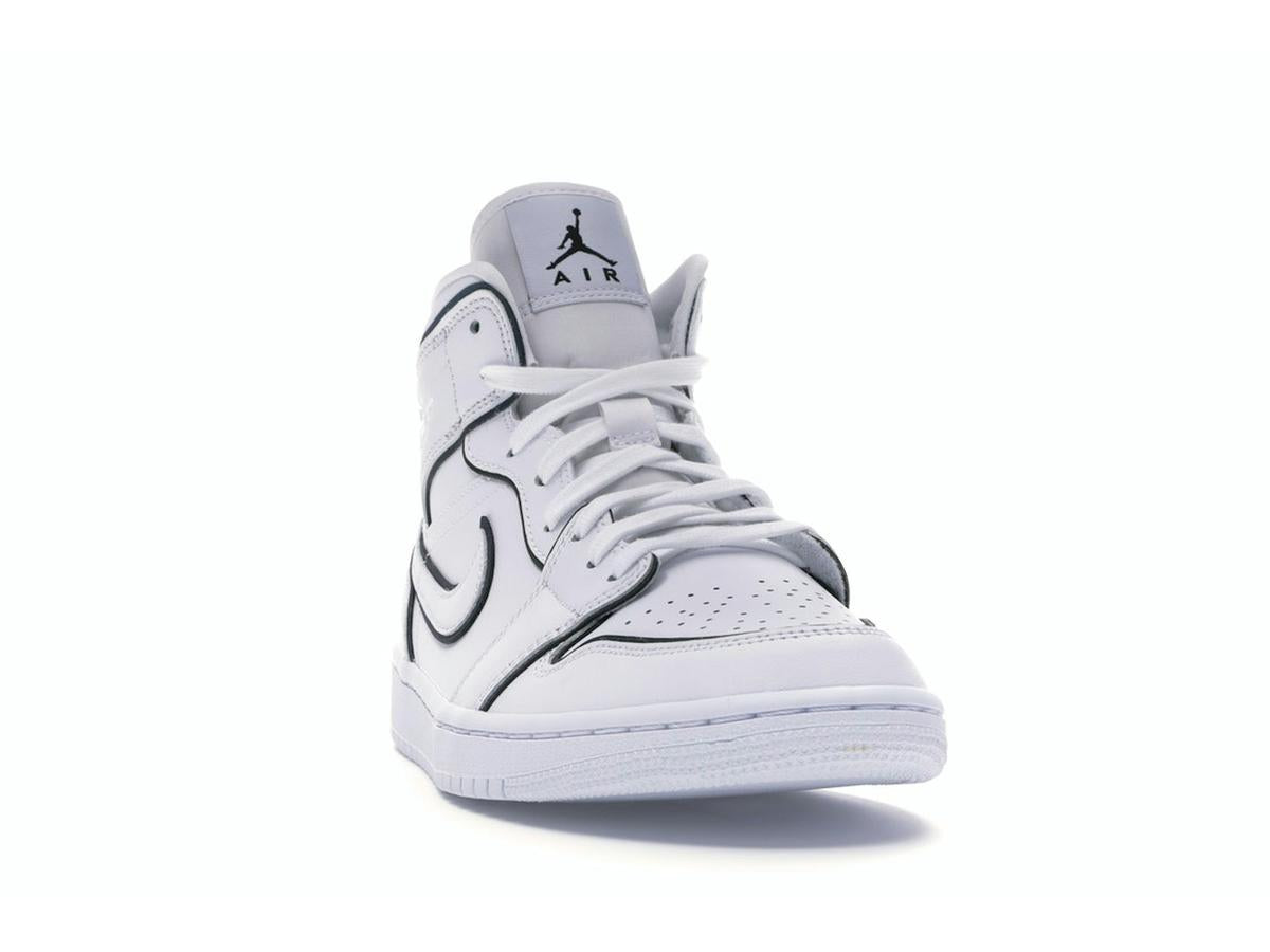 Jordan 1 Mid Iridescent Reflective White Women's CK6587-100 - savito