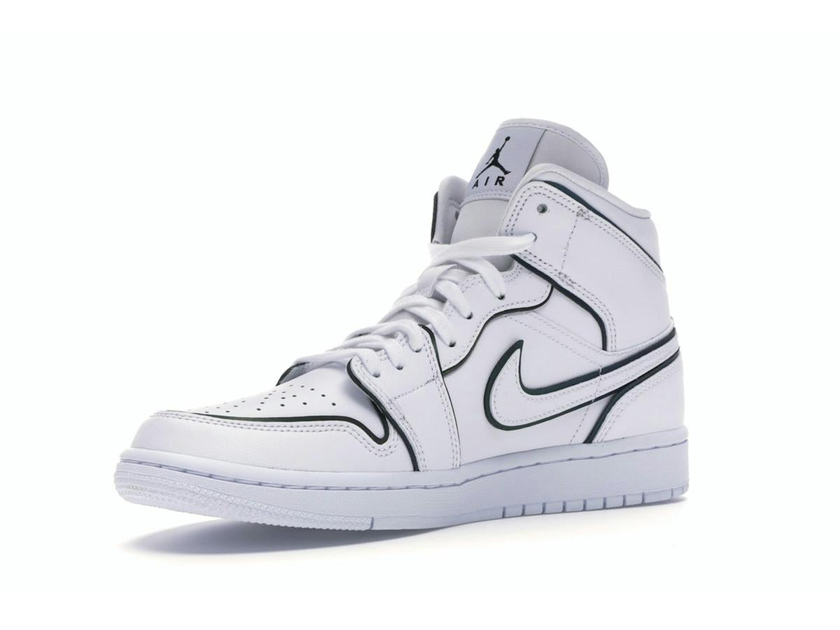 Jordan 1 Mid Iridescent Reflective White Women's CK6587-100 - savito