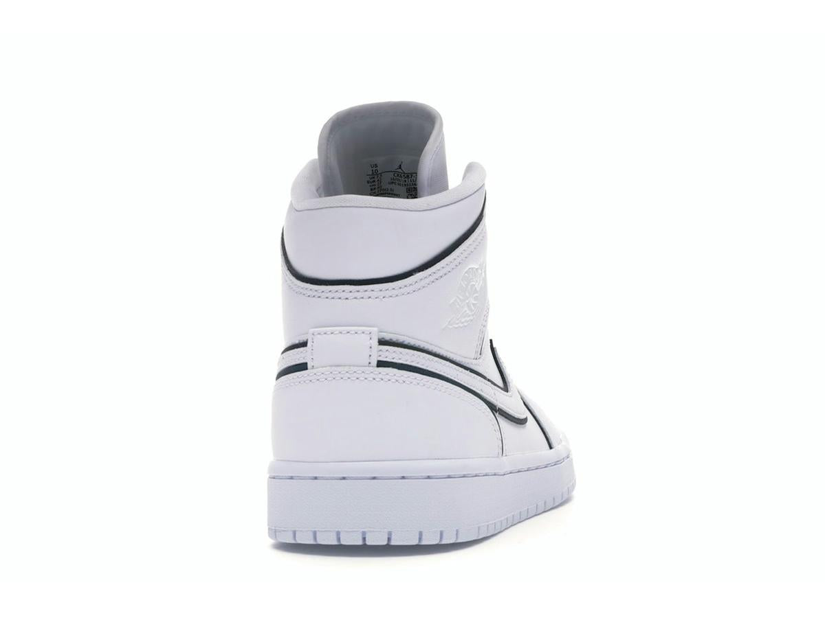 Jordan 1 Mid Iridescent Reflective White Women's CK6587-100 - savito