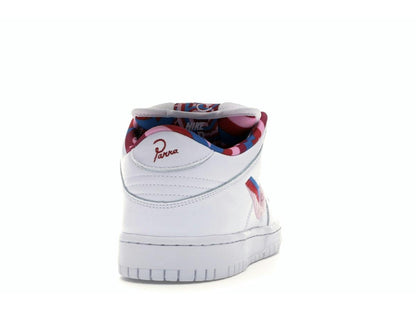 Nike SB Dunk Low Parra CN4504-100 White Red Pink - savito