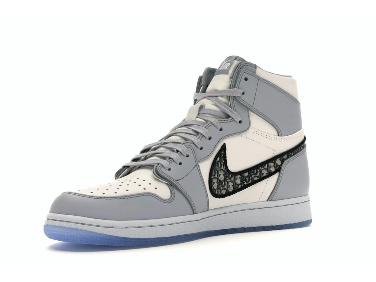 Jordan 1 Retro High Dior CN8607-002 Wolf Grey - savito