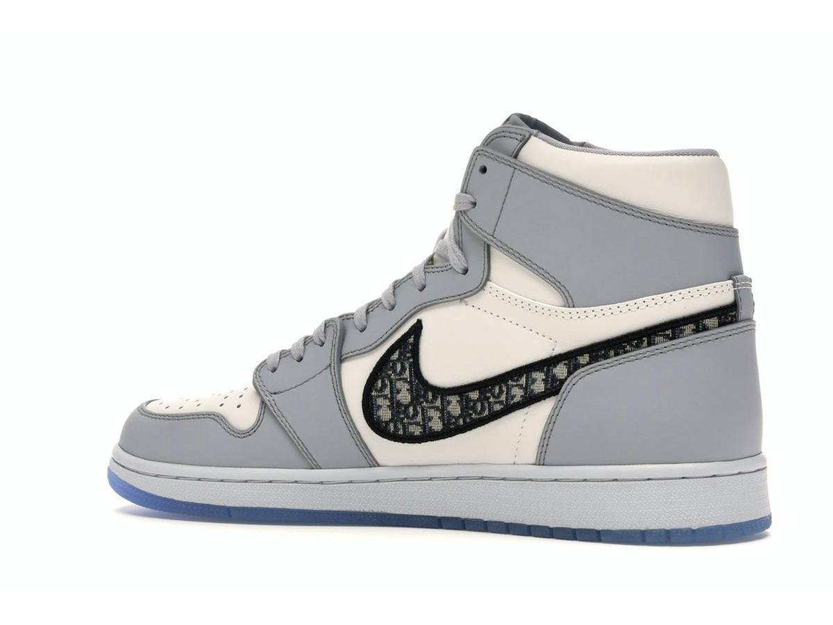 Jordan 1 Retro High Dior CN8607-002 Wolf Grey - savito
