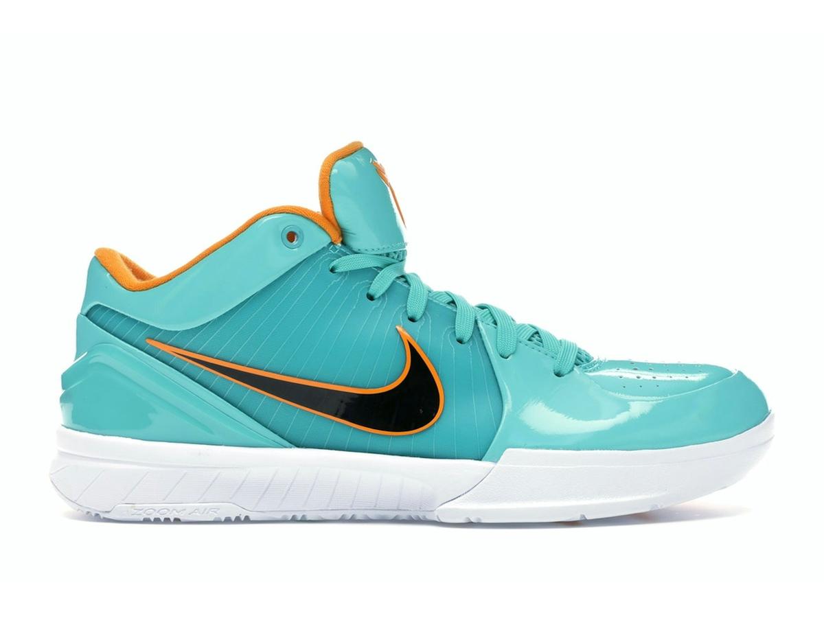 Nike Kobe 4 Protro Undefeated San Antonio Spurs Hyper Teal Mango CQ3869-300 - savito