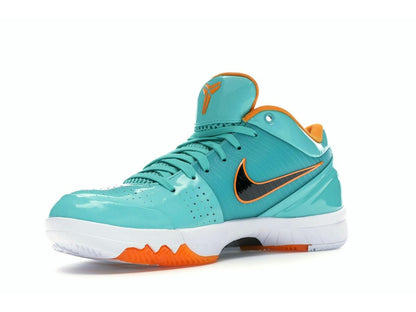 Nike Kobe 4 Protro Undefeated San Antonio Spurs Hyper Teal Mango CQ3869-300 - savito