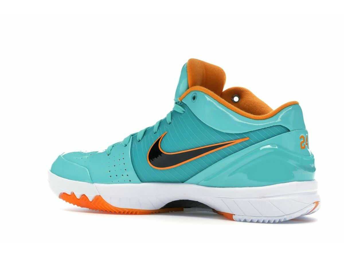Nike Kobe 4 Protro Undefeated San Antonio Spurs Hyper Teal Mango CQ3869-300 - savito