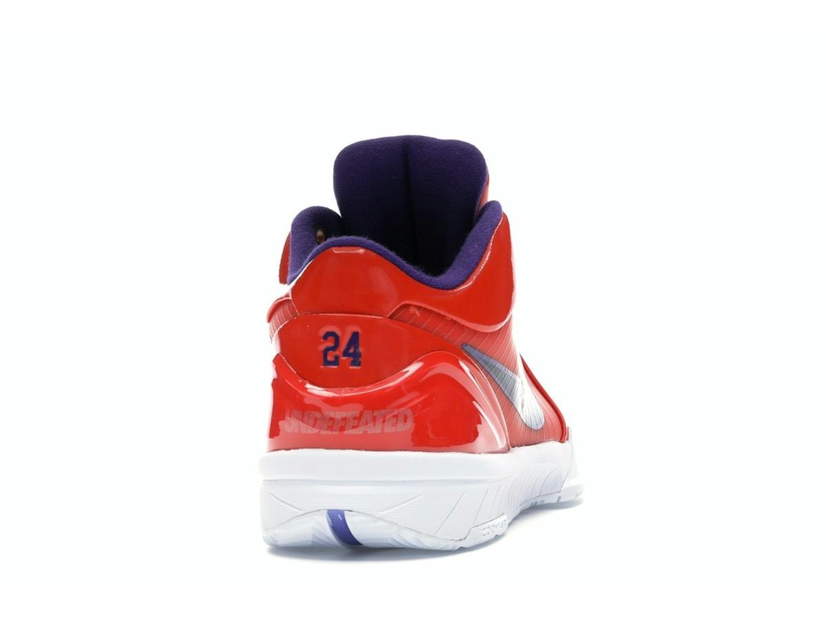Nike Kobe 4 Protro Undefeated Phoenix Suns Team Orange Court Purple White CQ3869-800 - savito