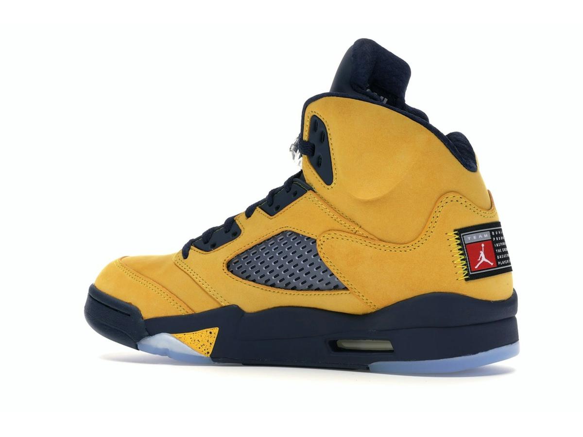 Jordan 5 Retro Michigan (2019) Amarillo College Navy CQ9541-704 - savito