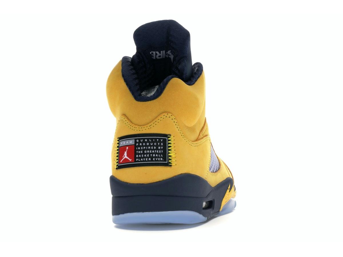 Jordan 5 Retro Michigan (2019) Amarillo College Navy CQ9541-704 - savito