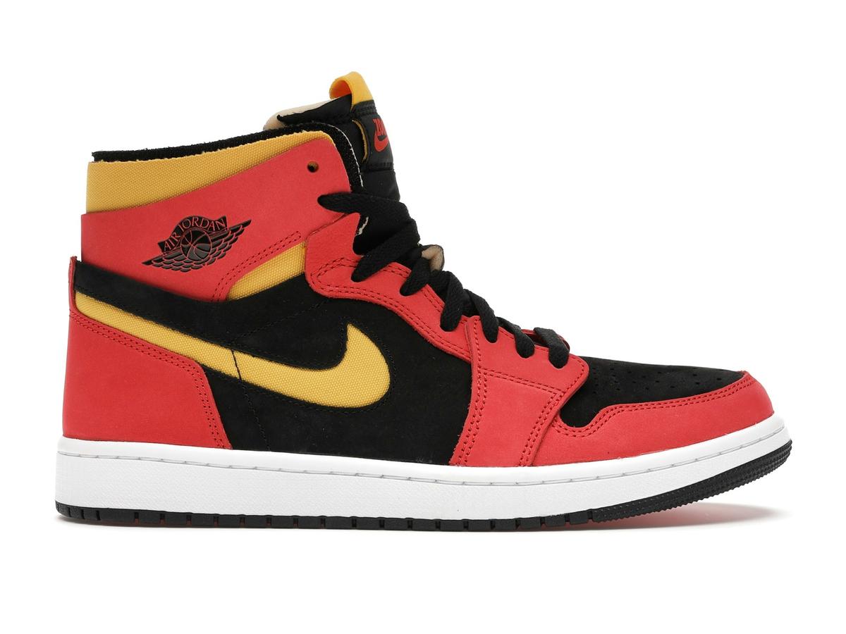 Air Jordan 1 High Zoom Air CMFT Black Chile Red CT0978-006 - savito