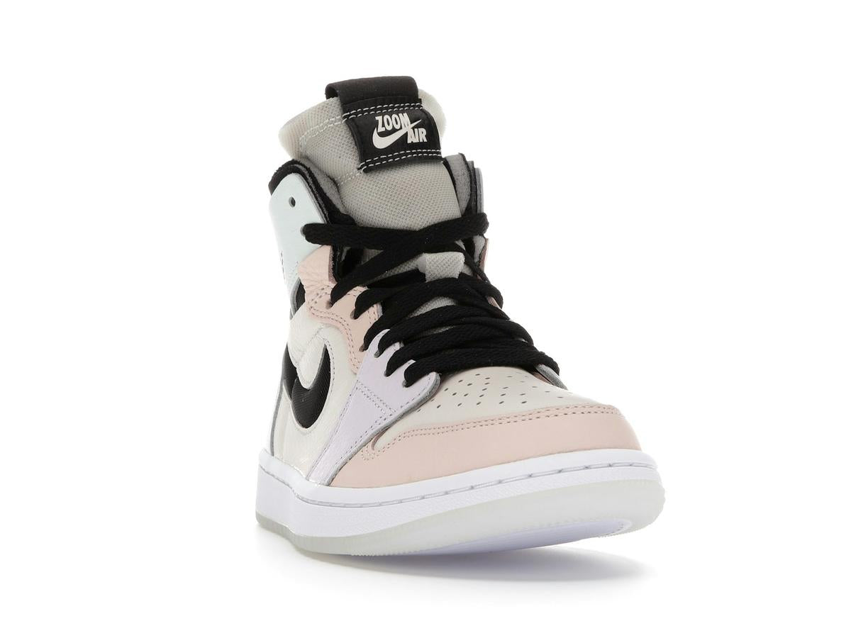 Jordan 1 High Zoom Air CMFT Easter Women's Sneakers CT0979-101 White Grey - savito