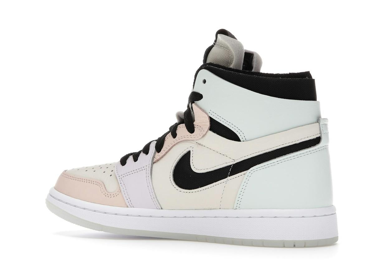 Jordan 1 High Zoom Air CMFT Easter Women's Sneakers CT0979-101 White Grey - savito