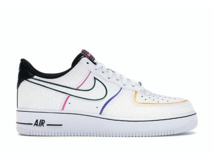 Nike Air Force 1 Low Day of the Dead 2019 White Black Multi-Color CT1138-100 - savito