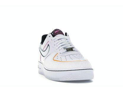 Nike Air Force 1 Low Day of the Dead 2019 White Black Multi-Color CT1138-100 - savito