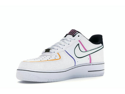 Nike Air Force 1 Low Day of the Dead 2019 White Black Multi-Color CT1138-100 - savito