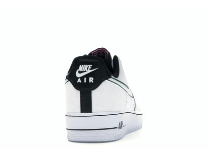 Nike Air Force 1 Low Day of the Dead 2019 White Black Multi-Color CT1138-100 - savito