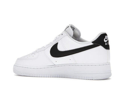 Nike Air Force 1 Low '07 White Black Pebbled Leather CT2302-100 - savito