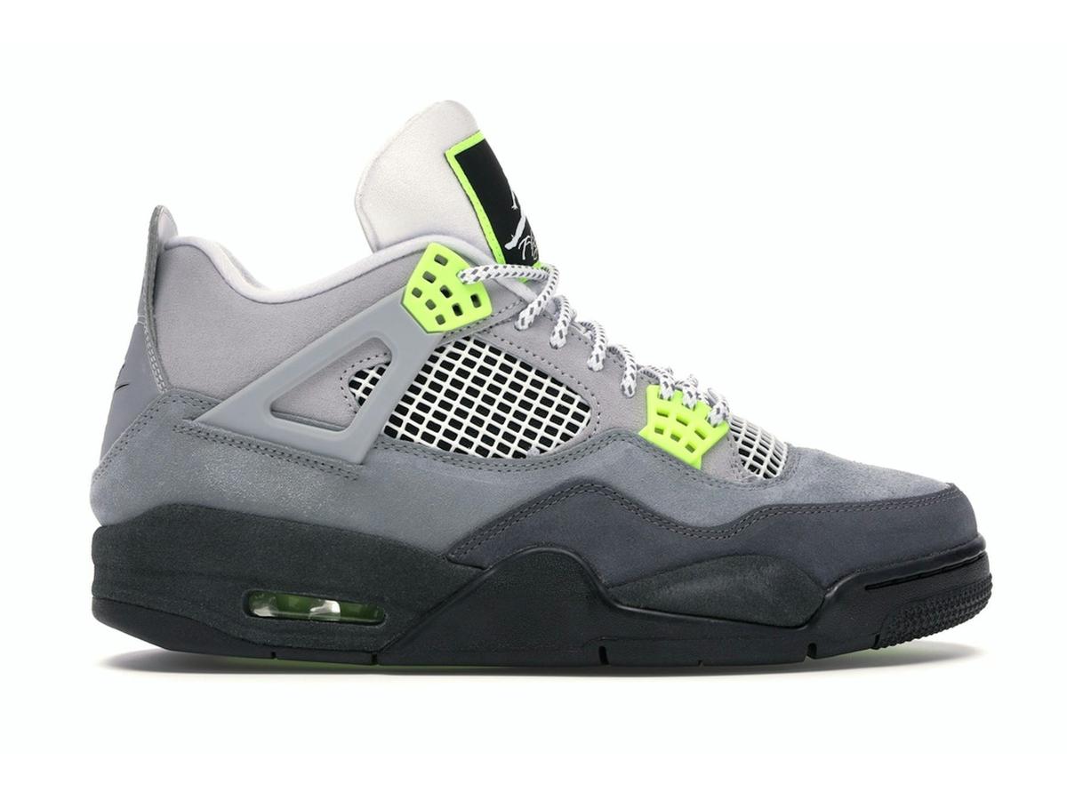 Jordan 4 Retro SE 95 Neon Cool Grey Volt CT5342-007 - savito