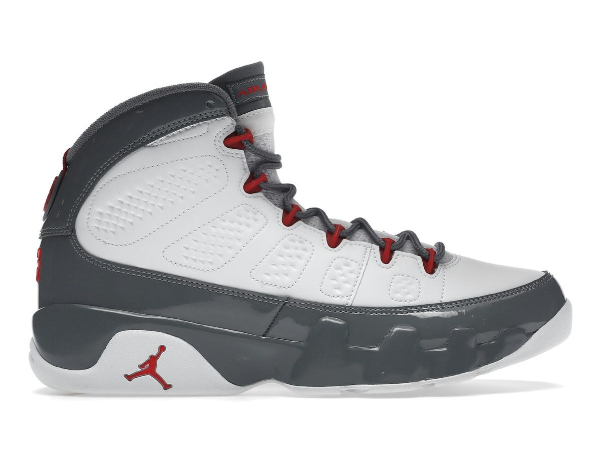 Jordan 9 Retro Fire Red CT8019-162 White Cool Grey - savito