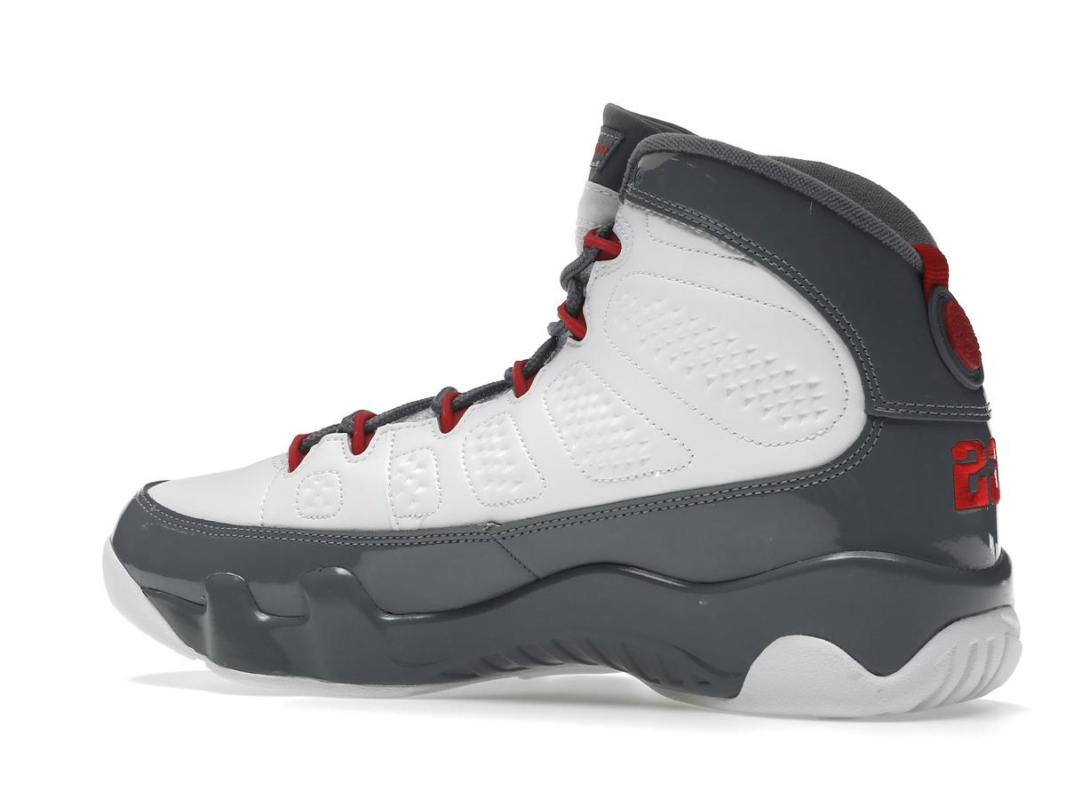 Jordan 9 Retro Fire Red CT8019-162 White Cool Grey - savito