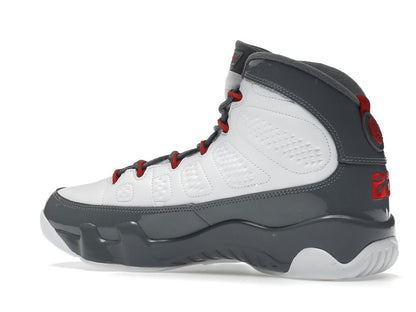 Jordan 9 Retro Fire Red CT8019-162 White Cool Grey - savito