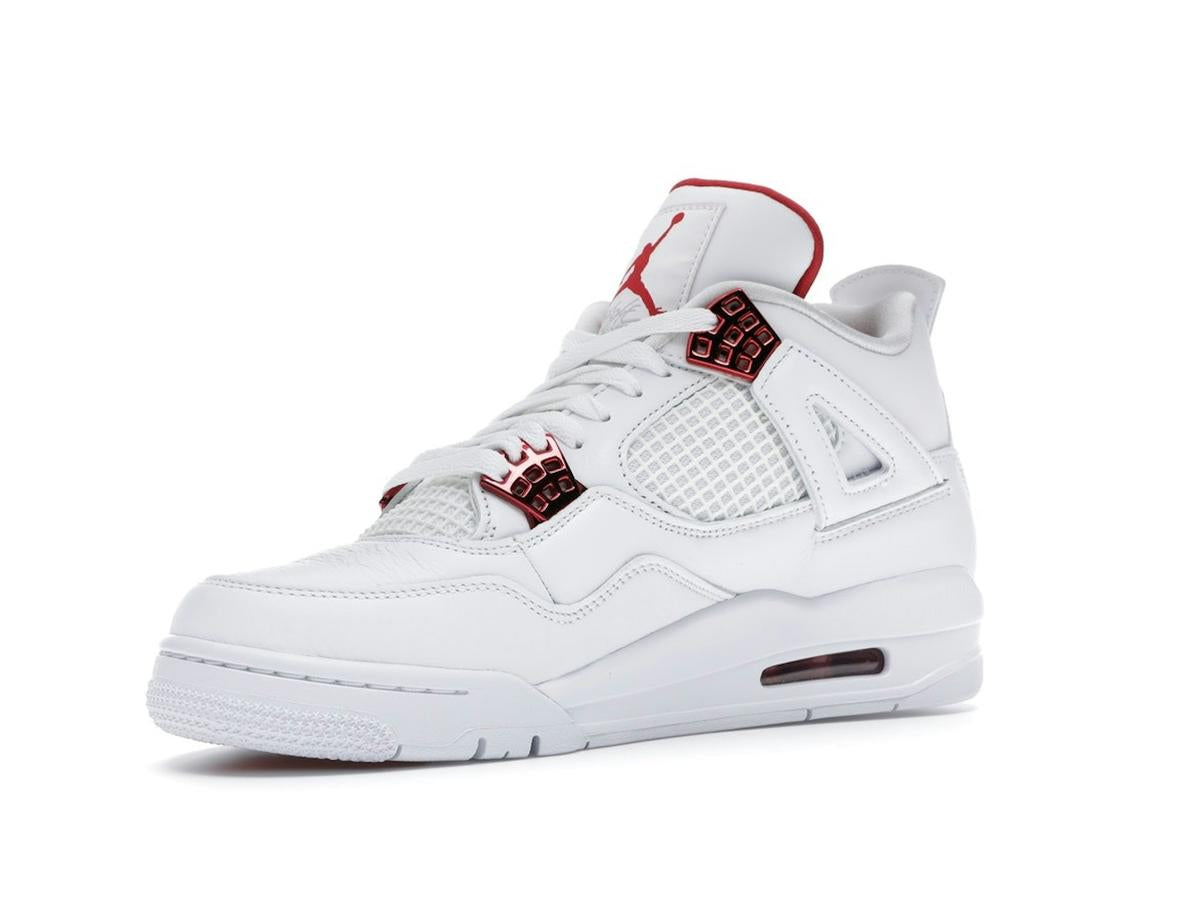 Jordan 4 Retro Metallic Red White CT8527-112 Sneakers - savito