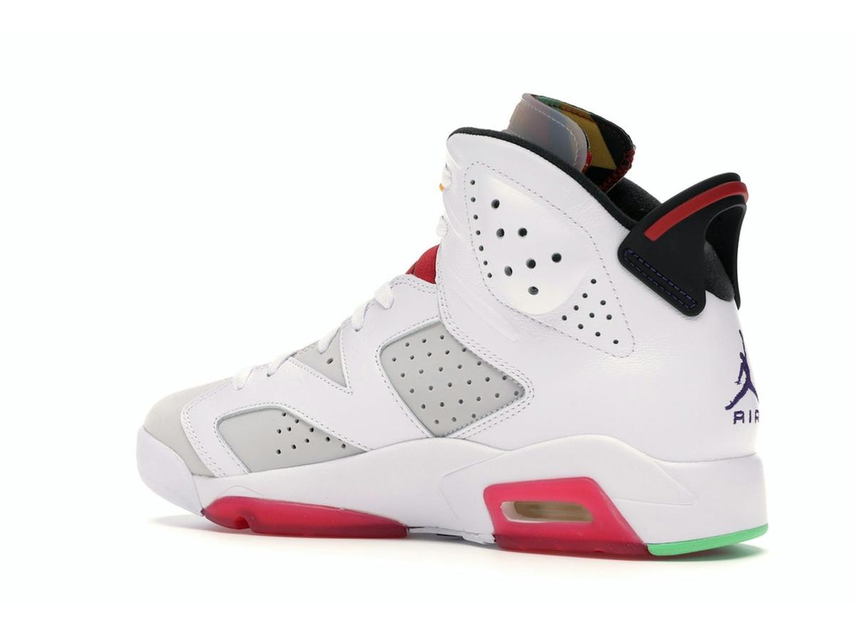 Jordan 6 Retro Hare Neutral Grey White True Red Black CT8529-062 - savito
