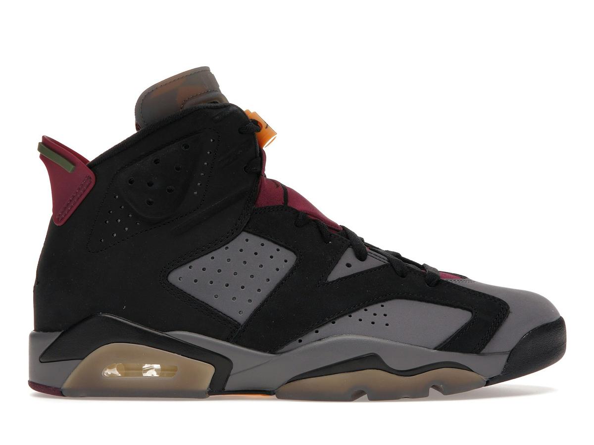Air Jordan 6 Retro Bordeaux Black Grey Sneakers CT8529-063 - savito