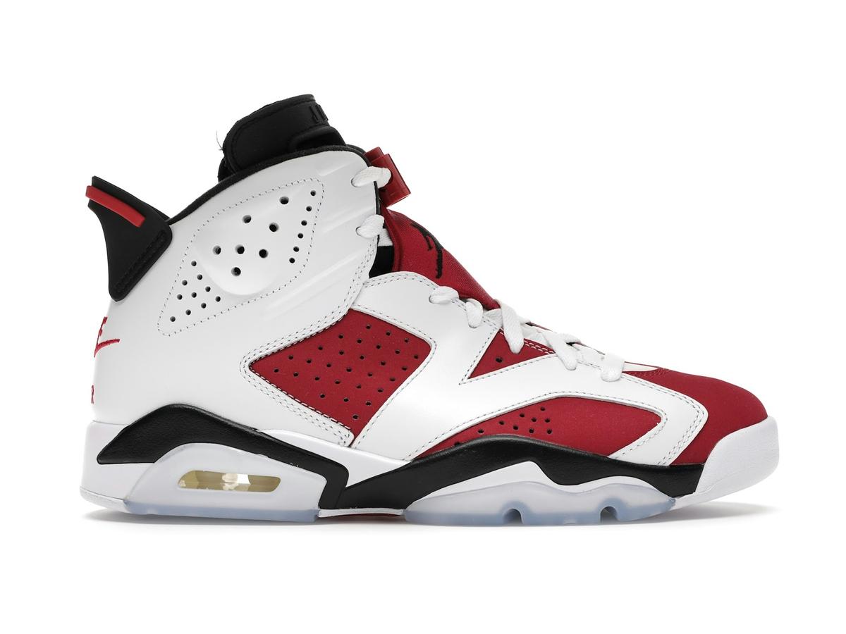 Jordan 6 Retro Carmine (2021) CT8529-106 White Black Carmine - savito