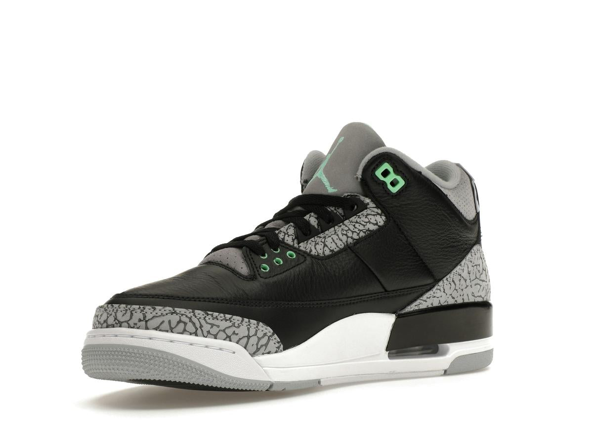 Jordan 3 Retro Green Glow Men's Sneakers CT8532-031 - savito
