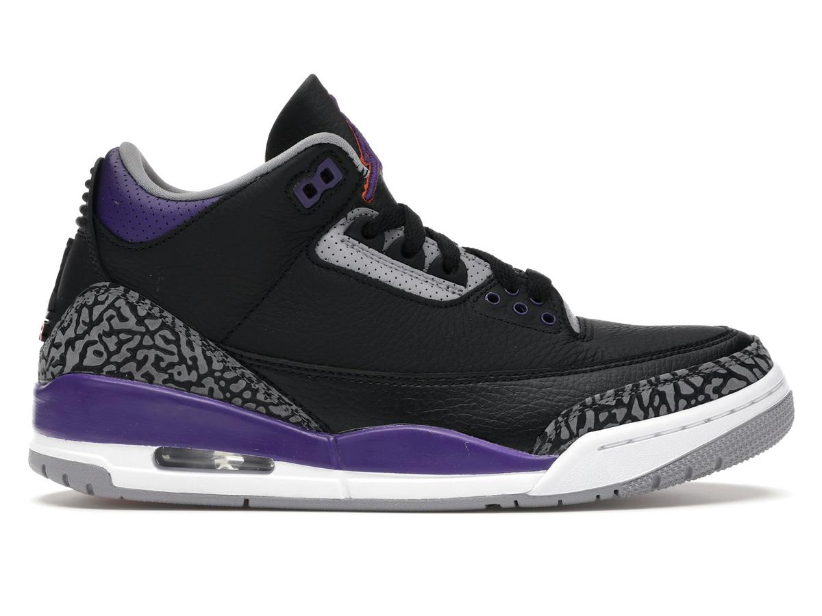 Jordan 3 Retro Black Court Purple CT8532-050 - savito