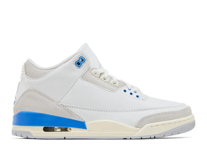 Jordan 3 Retro Lucky Shorts CT8532-101 Summit White Hydrogen Blue - savito