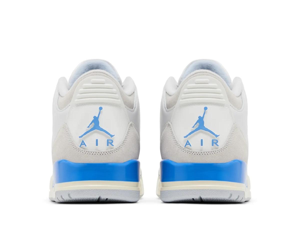 Jordan 3 Retro Lucky Shorts CT8532-101 Summit White Hydrogen Blue - savito
