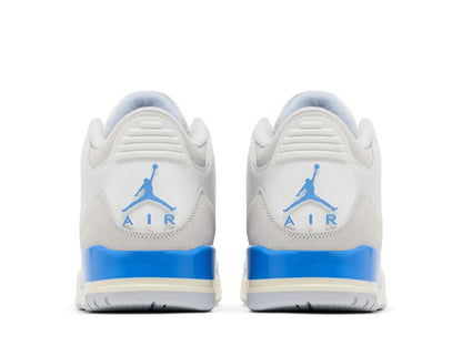 Jordan 3 Retro Lucky Shorts CT8532-101 Summit White Hydrogen Blue - savito