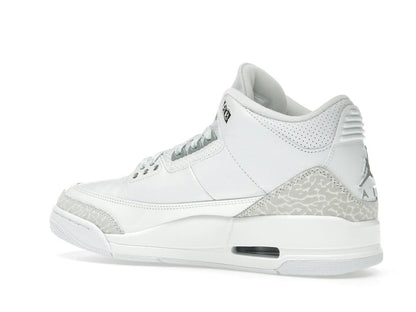 Jordan 3 Retro Pure Money 2025 White Metallic Silver CT8532-111 Sneakers - savito