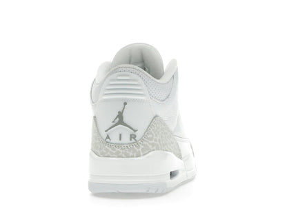 Jordan 3 Retro Pure Money 2025 White Metallic Silver CT8532-111 Sneakers - savito