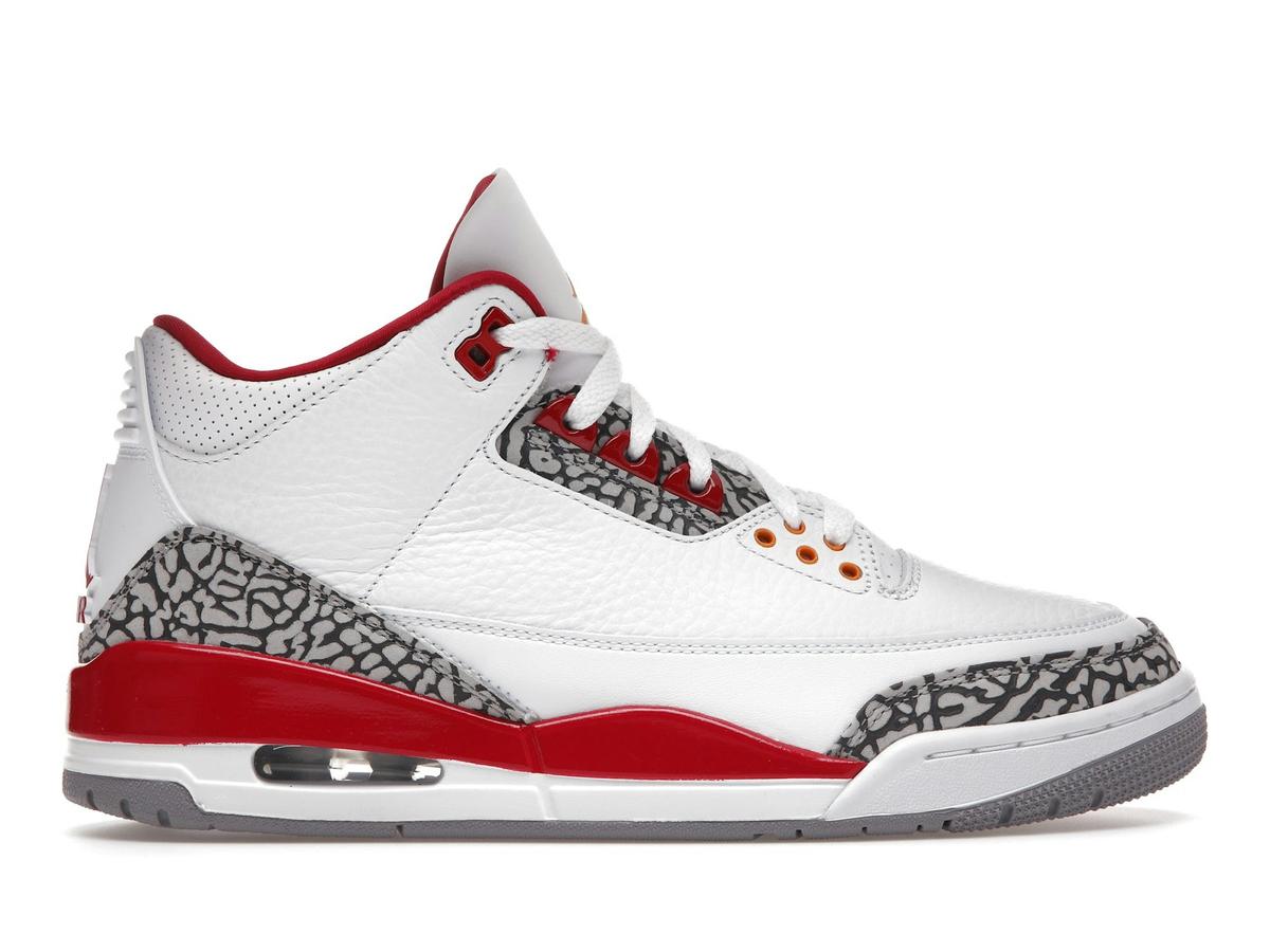 Jordan 3 Retro White Cardinal Red CT8532-126 - savito