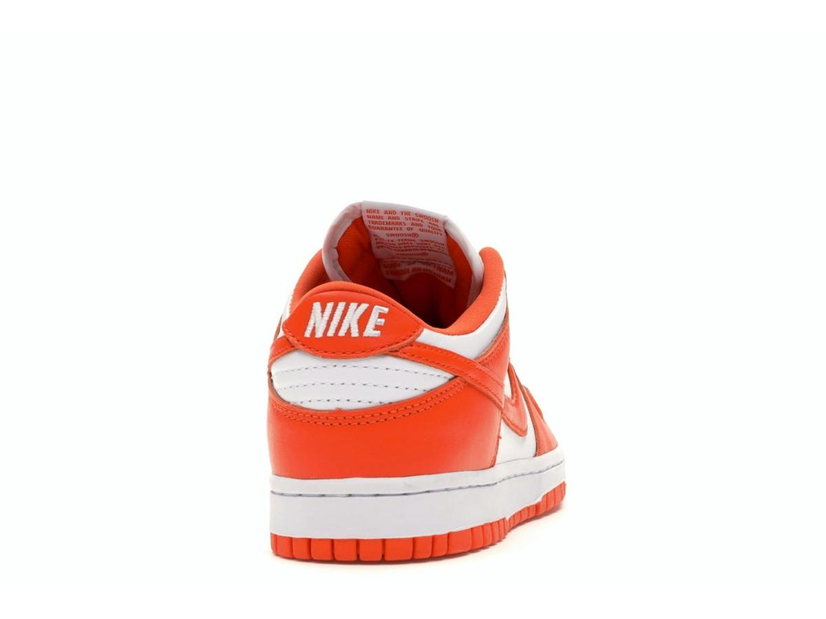 Nike Dunk Low SP Syracuse White Orange Blaze CU1726-101 - savito