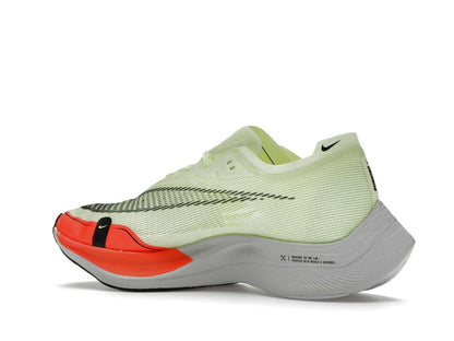 Nike ZoomX Vaporfly Next% 2 Performance Running Barely Volt Hyper Orange CU4111-700 - savito