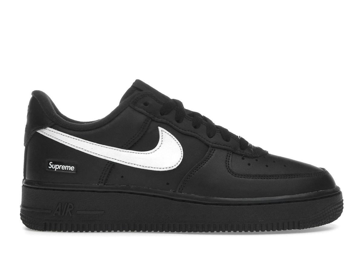 Nike Air Force 1 Low Supreme Black White CU9225-002 - savito