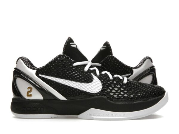 Nike Kobe 6 Protro Mambacita Sweet 16 Black White Metallic Gold CW2190-002 - savito