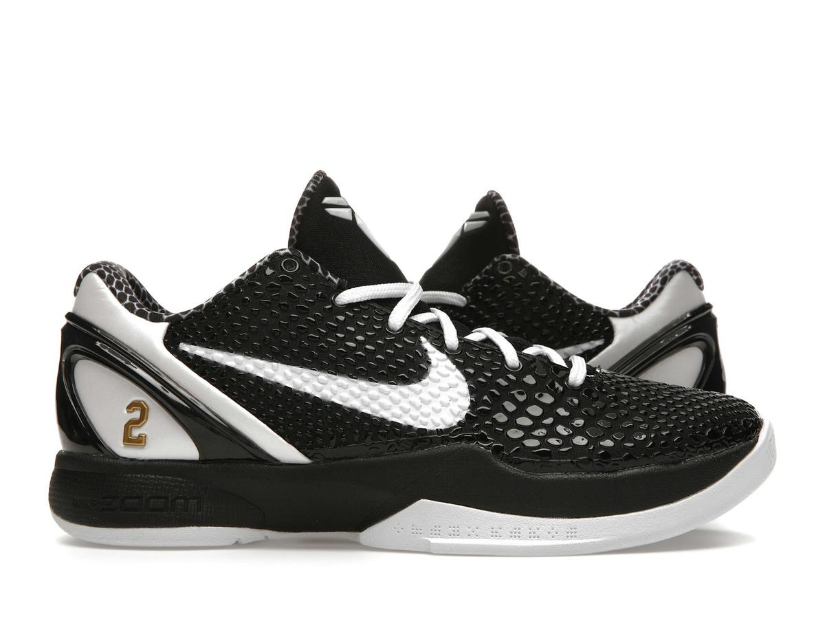 Nike Kobe 6 Protro Mambacita Sweet 16 Black White Metallic Gold CW2190-002 - savito