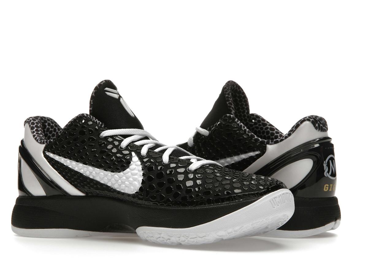 Nike Kobe 6 Protro Mambacita Sweet 16 Black White Metallic Gold CW2190-002 - savito